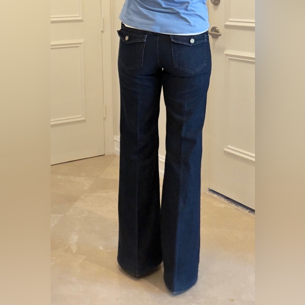 KORS MICHAEL KORS Classic Blue Flared Women's Jeans, Size 6 ( S) - Picture 2 of 16